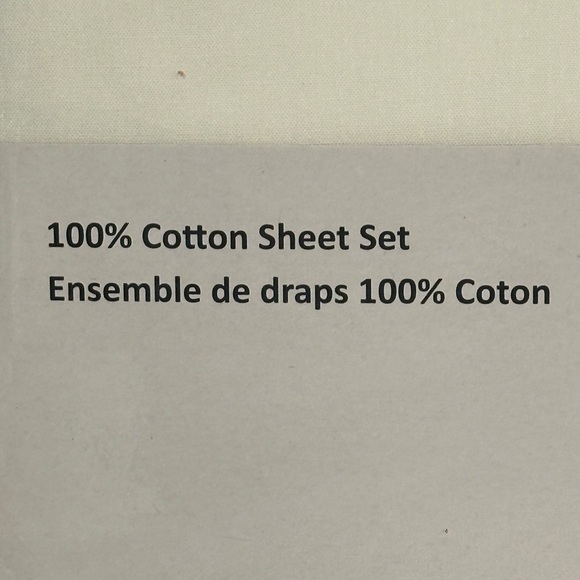 King Sheet Set, Made in Portugal, White sheets with embroidered cuff - Picture 8 of 9